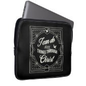 Ich kann alles durch Christus tun Laptopschutzhülle (Vorne Rechts)