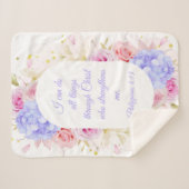 Ich kann alles durch Christus tun - Philippinen 4 Sherpadecke (Vorderseite (Horizontal))