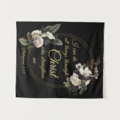 Ich kann alles durch Christus tun - Philippinen 4 Wandteppich (Vorderseite (Horizontal))