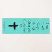 Ich kann alles durch Christus tun Yogamatte (Vorderseite (Horizontal))