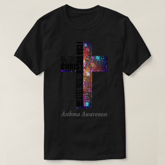 Ich kann alles durch das Christliche Asthma-Aufseh T-Shirt (Design vorne)