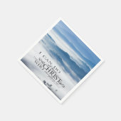 Ich kann alles durch das Christliche Bibelverse tu Serviette (Ecke)