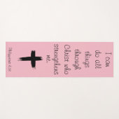 Ich kann alles durch den Christ Yoga Mat tun Yogamatte (Vorderseite (Horizontal))