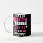 Ich kann alles durch den chronischen Brustkrebs A Kaffeetasse (Links)