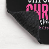 Ich kann alles durch den chronischen Brustkrebs A Mousepad (Ecke)