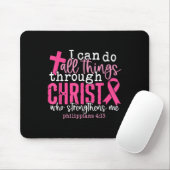 Ich kann alles durch den chronischen Brustkrebs A Mousepad (Mit Mouse)