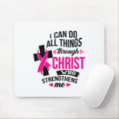 Ich kann alles durch den chronischen Brustkrebs A Mousepad (Mit Mouse)