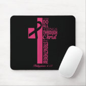 Ich kann alles durch den chronischen Brustkrebs A Mousepad (Mit Mouse)