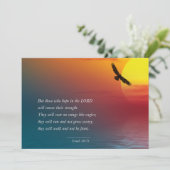 Ich kann alles durch Him Postcard Inspirati tun (Stehend Vorderseite)