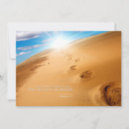 Ich kann alles durch Him Postcard Inspirati tun