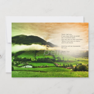 Ich kann alles durch Ihn Postkarte Inspirati