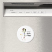 Ich kann alles in Heelsen machen! Fun Stiletto Ges Magnet (In Situ (Geschirrspüler))