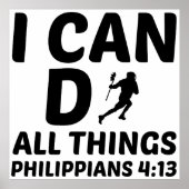 ICH KANN ALLES LACROSSE MACHEN POSTER (Vorne)