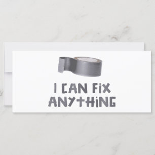 Ich kann alles mit dem Farbband reparieren