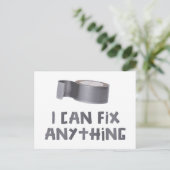 Ich kann alles mit dem Farbband reparieren Postkarte (Stehend Vorderseite)