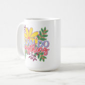 Ich kann alles Motivationsdesign Kaffeetasse (Vorderseite Links)