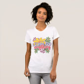 Ich kann alles Motivationsdesign T-Shirt (Vorne ganz)