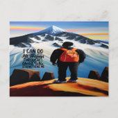 Ich kann alles Motivierend Postkarte machen (Vorderseite)