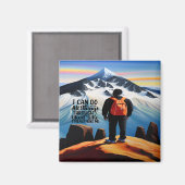 Ich kann alles Motivierend tun Magnet (Vorderseite/Rückseite)