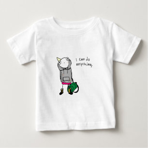 Ich kann alles tun baby t-shirt