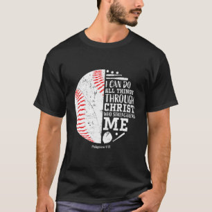 Ich kann alles tun Baseball Geschenke Jugendliche T-Shirt