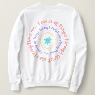 Ich kann alles tun... Christlich Hoodie
