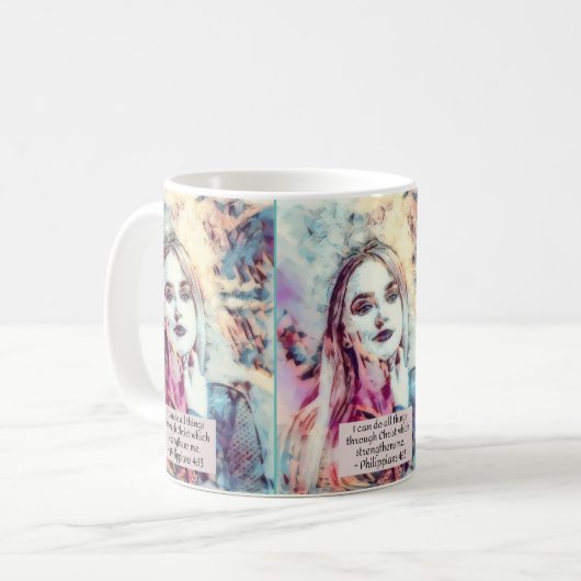 Ich kann alles tun kaffeetasse (Vorderseite Links)