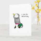 Ich kann alles tun. karte (Gelbe Blume)