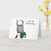 Ich kann alles tun. karte (Gelbe Blume)