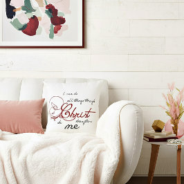 Ich kann alles tun kissen