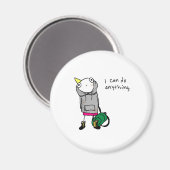 Ich kann alles tun. magnet (Vorderseite/Rückseite)