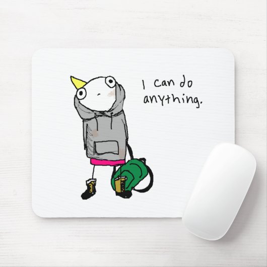 Ich kann alles tun mousepad (Mit Mouse)