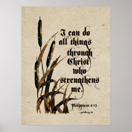 Ich kann alles tun (Philippinen 4:13) Poster