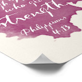 Ich kann alles tun philippinische 4:13 Kunst der S Poster (Ecke)