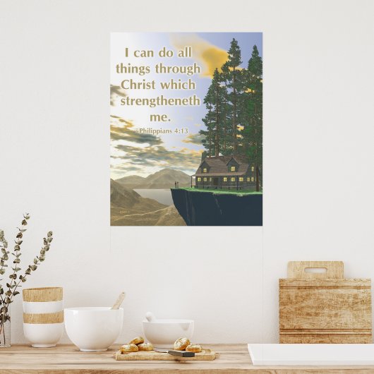 Ich kann alles tun poster (Küche)