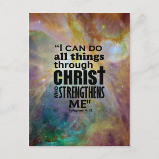 Ich kann alles tun postkarte