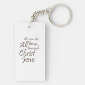 Ich kann alles tun schlüsselanhänger (Rückseite)