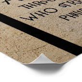 Ich kann ALLES tun. (Schrift: Philippinen 4:13 Poster (Ecke)