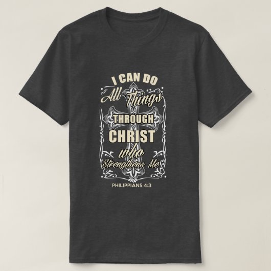 Ich kann alles tun T-Shirt (Design vorne)
