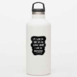 Ich kann alles tun, was 2025 schwarz-weiß inspirie aufkleber