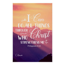 Ich kann alles tun, was Bibel Verse Christliches P