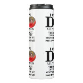 Ich kann alles tun, was Christliche Foto Bibel Ver Thermosbecher (Rückseite)