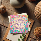 Ich kann alles tun, was Hübsche Pastel floral Insp