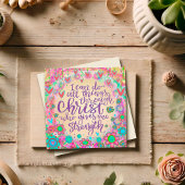 Ich kann alles tun, was Hübsche Pastel floral Insp