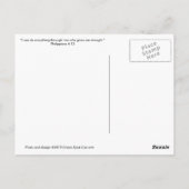 Ich kann alles tun, was Philippinen 4:13 Postkarte (Rückseite)