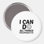 ICH KANN ALLES VOLLEYBALL MACHEN MAGNET (Vorderseite/Rückseite)