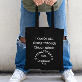 Ich kann alles, was Philippinen 4 Bibelverse tun Tasche