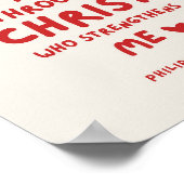 Ich kann alles, was Philippinen tun 4:13 Poster (Ecke)