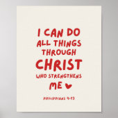 Ich kann alles, was Philippinen tun 4:13 Poster (Vorne)