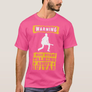 Ich kann anfangen, über Gitarre acoustic Gitarre z T-Shirt